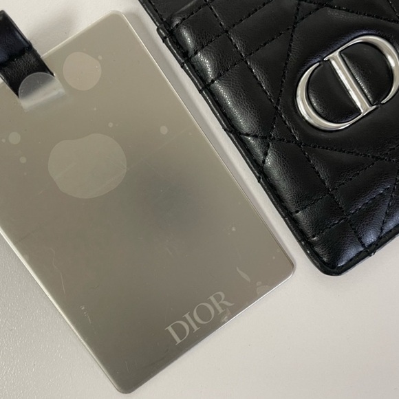 Dior Leather Phone Card Holder with Mirror - Picture 10 of 13